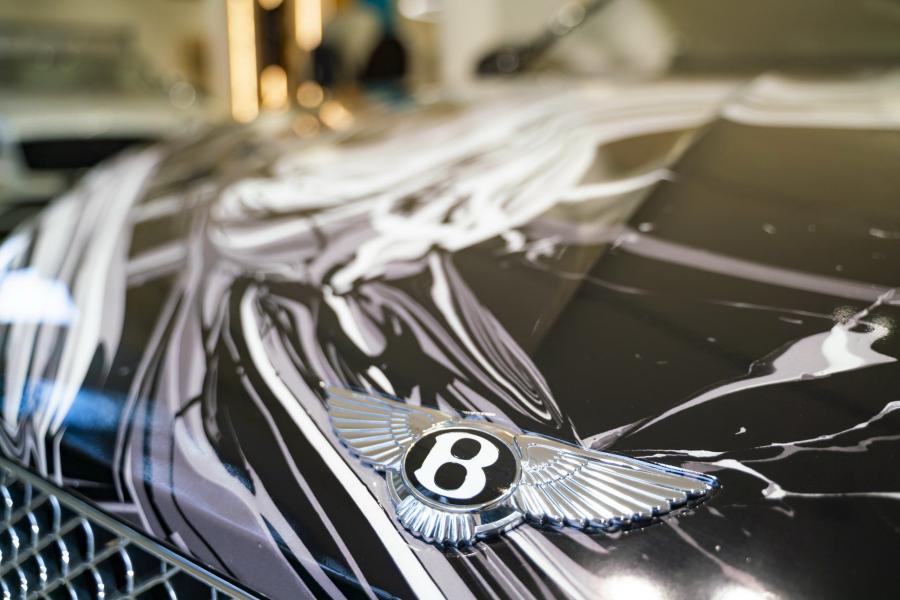 Логотип Bentley Continental GT Art Car by Katrin Fridriks 2019 года  (фото 3 из 9)
